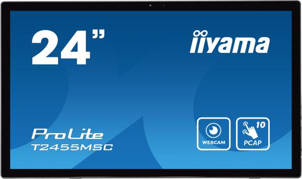 24" LCD iiyama T2455MSC-B1: IPS, FHD, P-CAP, HDMI