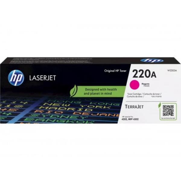 HP 220A Magenta Original LaserJet Toner  (~1,800 pages)