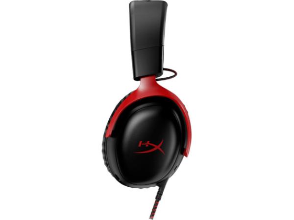 HP HyperX Cloud III/ ANC/ Jack/ Drôt/ Čierna-červená 