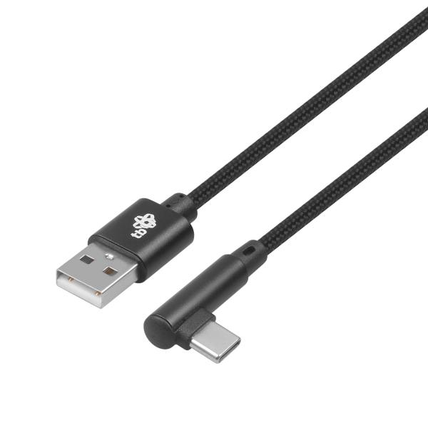 TB Touch USB-USB-C úhlový 1, 5 černý kabel