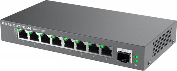 Grandstream GWN7701M Unmanaged Network Switch 8x2, 5Gb portů / 1 SFP+ 