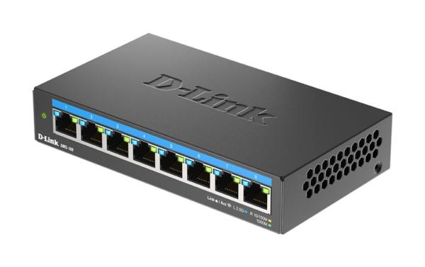 D-Link DMS-108/ E 8-port 2.5G Multi-Gigabit QoS IGMP Snooping Switch 