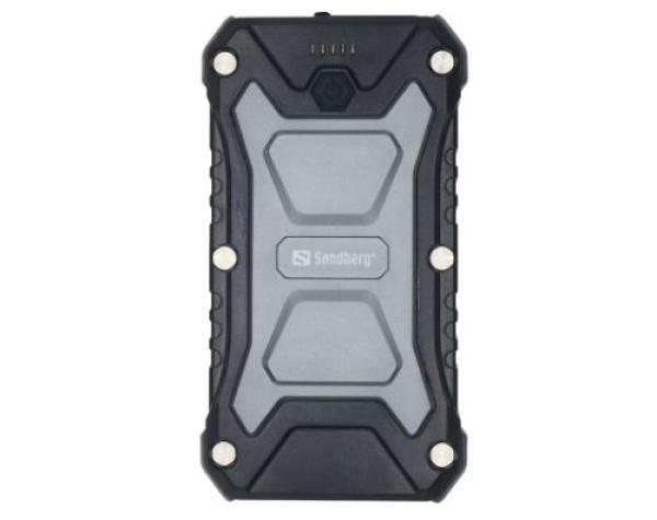 Sandberg Survivor Powerbank 20000mAh (74 Wh) PD 30W, IP66, čierna