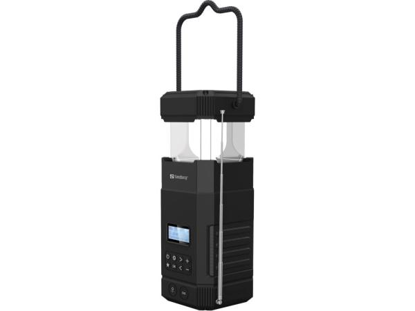Sandberg Survivor Lantern All-in1 10000mAh, čierna 