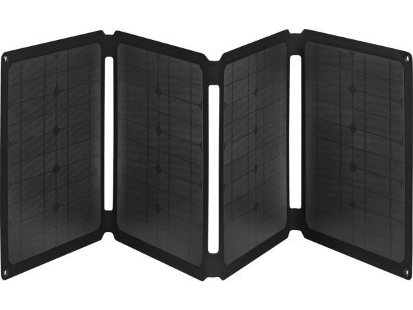 Sandberg solárny panel - nabíjačka, výkon 60W, QC3.0 + PD + DC, čierna