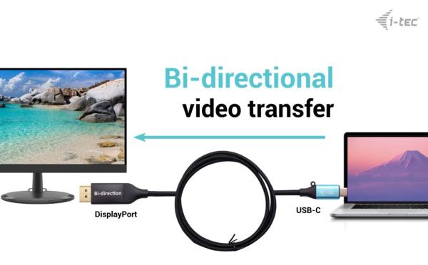 i-tec USB-C DisplayPort Bi-Directional Cable Adapter 8K/ 30Hz 150cm 