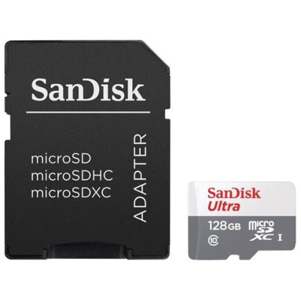 SanDisk Ultra/ micro SDXC/ 128GB/ 100MBps/ UHS-I U1 / Class 10/ + Adaptér 