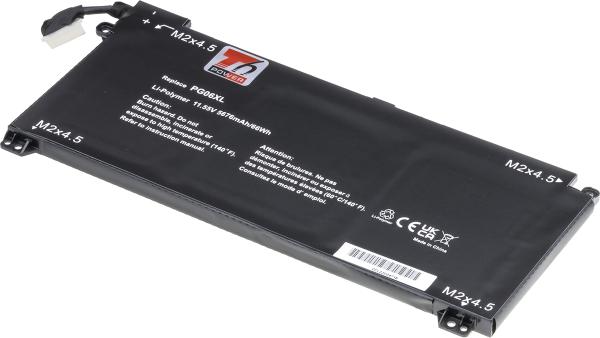 Batéria T6 Power pre HP Omen 15-dh0000, Omen 15-dh1000, 5676mAh, 66Wh, 6cell, Li-pol