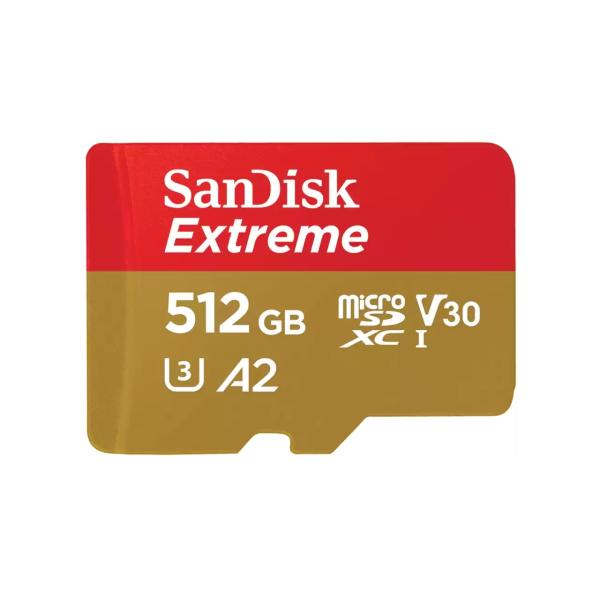 SanDisk Extreme/ micro SDXC/ 512GB/ UHS-I U3 / Class 10/ + Adaptér