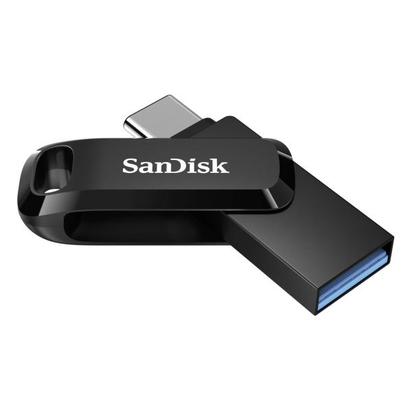 SanDisk Ultra Dual Drive Go/ 32GB/ 150MBps/ USB 3.1/ USB-A + USB-C/ Černá