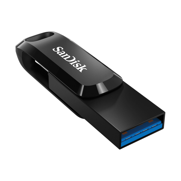 SanDisk Ultra Dual Drive Go/ 128 GB/ USB 3.1/ USB-A + USB-C/ Čierna 