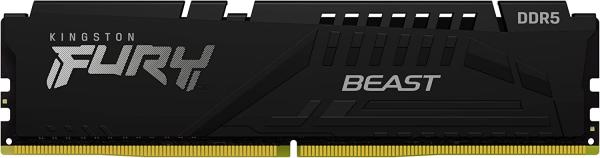 Kingston FURY Beast/ DDR5/ 128GB/ 5200MHz/ CL40/ 4x32GB/ Black
