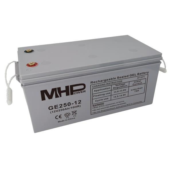 MHPower GE250-12 Gelový akumulátor 12V/ 250Ah