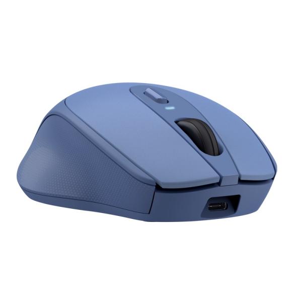 Trust Zaya/ Kancelárska/ Optická/ 1 600 DPI/ Bezdrôtová USB/ Modrá 