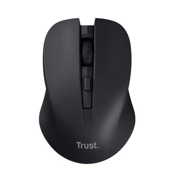 Trust Mydo/ Kancelárska/ Optická/ 1 800 DPI/ Bezdrôtová USB/ Čierna