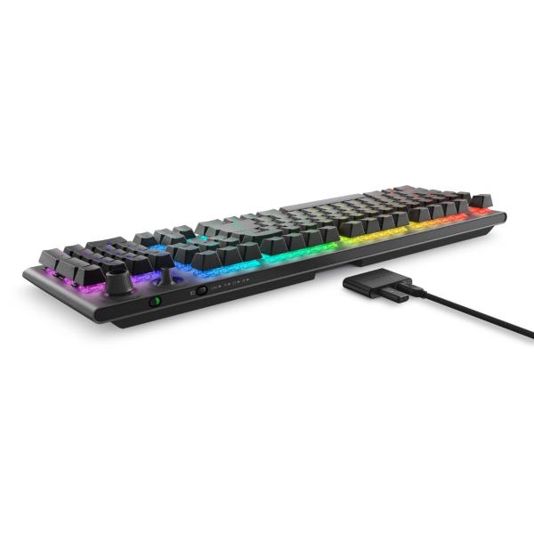 DELL KLÁVESNICA  Alienware Tri-Mode Wireless Gaming Keyboard - AW920K (Dark Side of the Moon) 