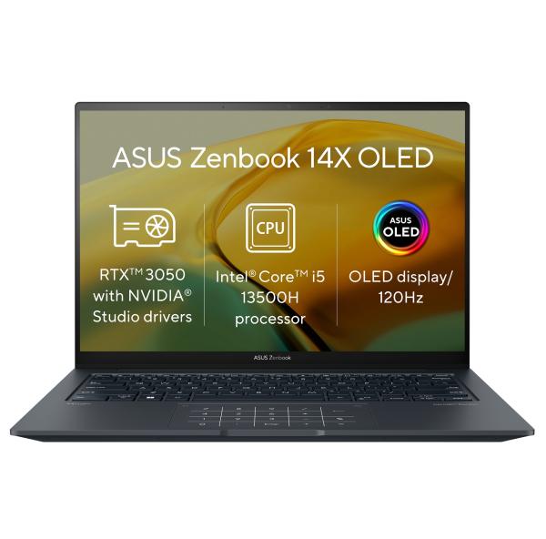 ASUS Zenbook 14X OLED/ UX3404VC/ i5-13500H/ 14, 5"/ 2880x1800/ 16GB/ 1TB SSD/ RTX 3050/ W11H/ Gray/ 2R