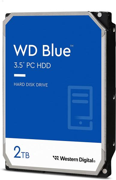 WD Blue/ 2TB/ HDD/ 3.5"/ SATA/ 5400 RPM/ 2R