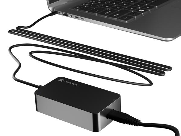 Nabíjačka Natec GRAYLING 45W USB-C pre notebooky, tablety, smartfóny 