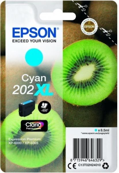 EPSON singlepack, Cyan 202XL, Premium Ink, XL