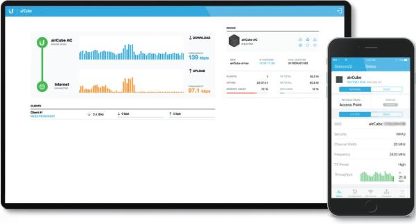 Ubiquiti ACB-ISP, airCube ISP Wifi prístupový bod/ router 