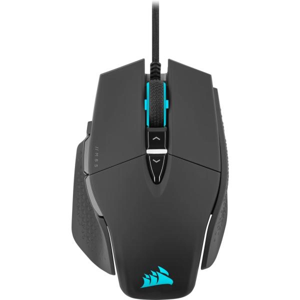 CORSAIR M65 RGB ULTRA/ Herná/ Optická/ Pre pravákov/ 26 000 DPI/ Drôtová USB/ Čierna