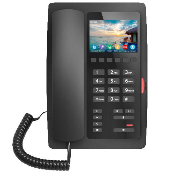 Fanvil H5W hotelový WiFi SIP telefon, 2SIP, 3, 5" bar. displ., 6 progr. tl., USB, PoE