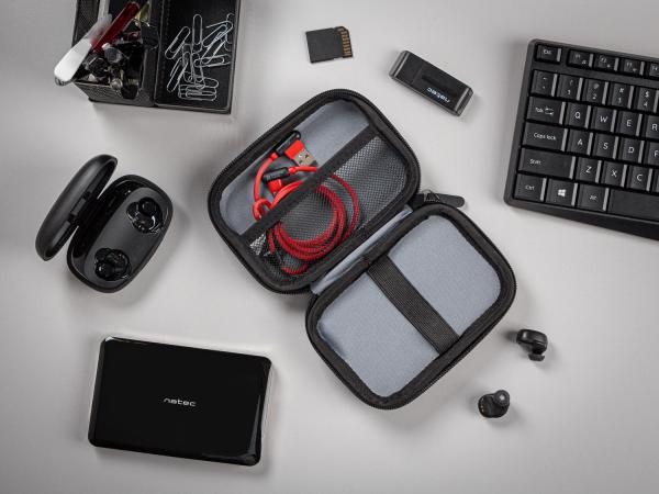 Natec cestovný organizér SHRIMP pre HDD/ SSD/ káble 