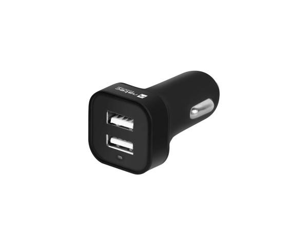 Natec nabíjačka do auta CONEY, 1XUSB, 1XUSB-C, 48W