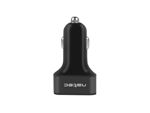 Natec nabíječka do auta CONEY, 2XUSB, 1XUSB-C, 84W 