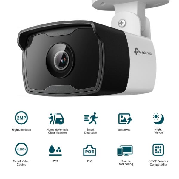 VIGI C320I(6mm) 2MP Outdoor Bullet Network Cam 