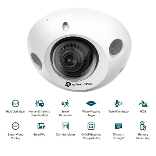 VIGI C230 Mini (2.8mm) 2MP Dome Network Cam 