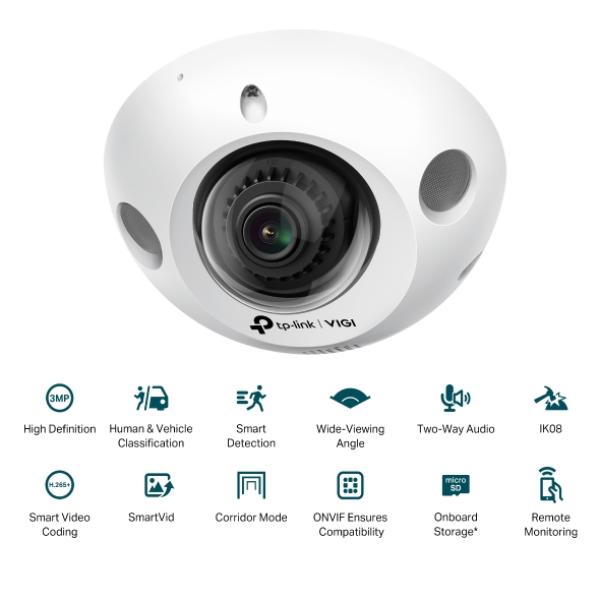 VIGI C230I Mini(2.8mm) 2MP Dome Network Cam 