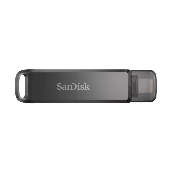 SanDisk iXpand Flash Drive Luxe/ 256GB/ 90MBps/ USB 3.0/ Lightning + USB-A/ Černá
