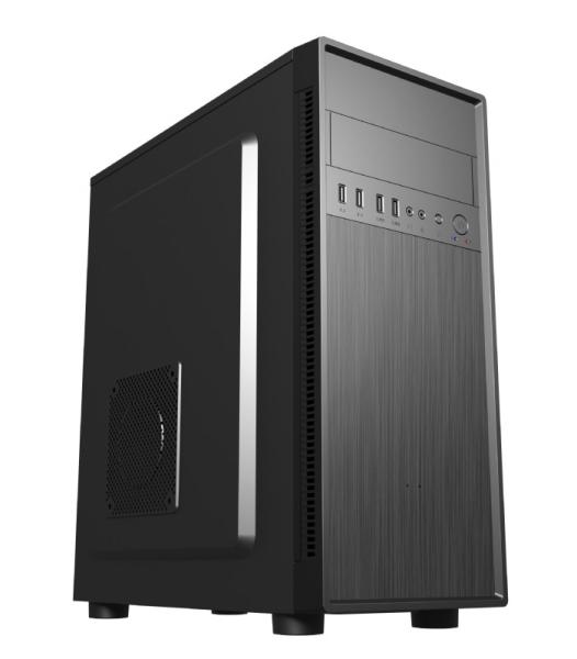 GEMBIRD Fornax 160/ Midi Tower/ Čierna 