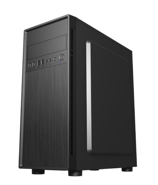 GEMBIRD Fornax 160/ Midi Tower/ Čierna 