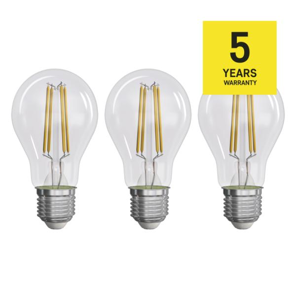 LED žiarovka A60/ E27/ 5W/ 75W/ 1060lm/ teplá biela 3KS 