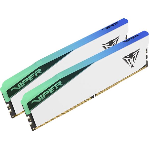 Patriot Viper Elite 5/ DDR5/ 64GB/ 6200MHz/ CL42/ 2x32GB/ RGB/ White