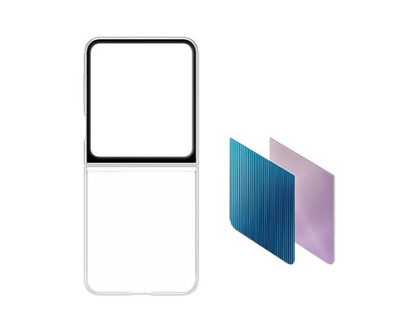 Samsung Designový kryt FlipSuit pro Galaxy Z Flip5 Transparent 