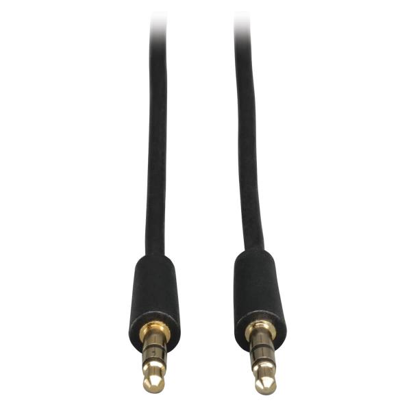Tripplite Audio kábel pre mikrofóny, reproduktory a slúchadlá stereo 3.5mm jack (Samec/ Samec), 1.83m