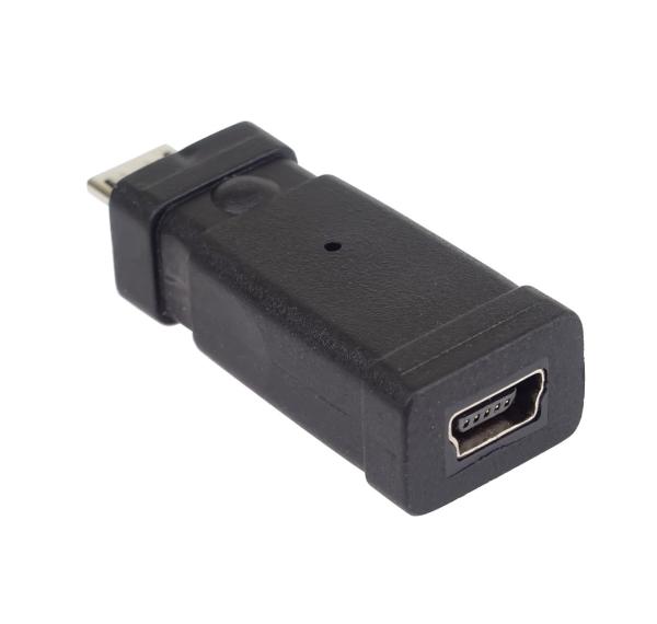 PremiumCord USB redukce Mini 5 PIN/ female - Micro USB/ male 