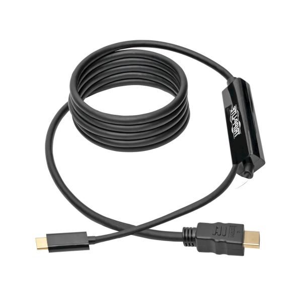 Tripplite Adaptér USB-C / HDMI (Samec/ Samec), 4K, černá, 1.8m