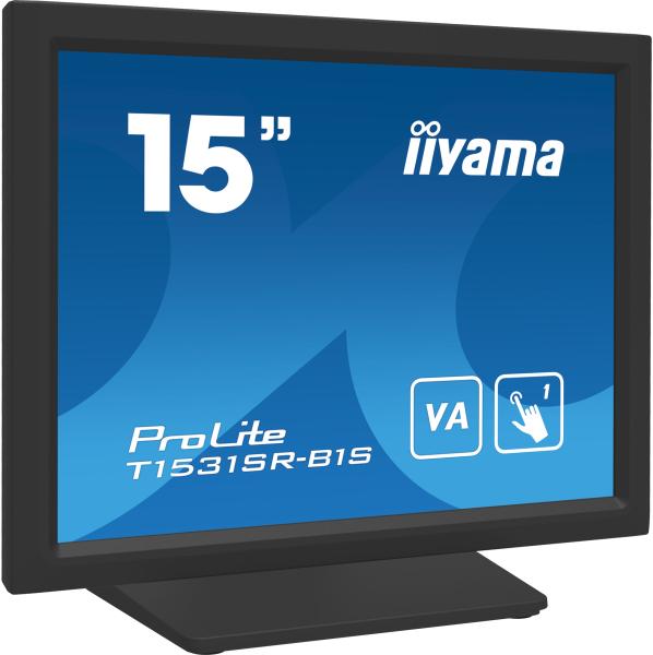 15" iiyama T1531SR-B1S: VA, 1024x768, DP, HDMI 