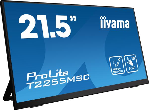 22" LCD iiyama T2255MSC-B1:PCAP, IPS, FHD, HDMI 