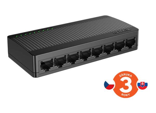 Tenda SG108M 8-portový Gigabit Ethernet Switch,  10/ 100/ 1000Mbps,  Plast,  Desktop