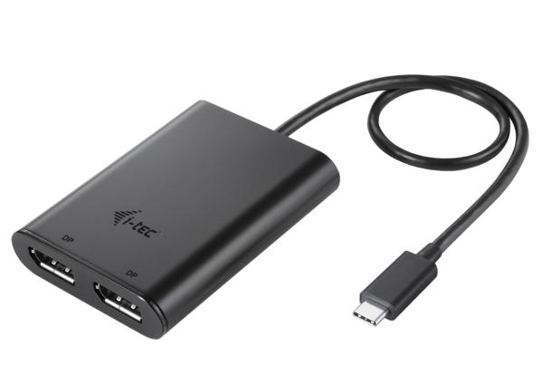 i-tec USB-C Dual 4K/ 60Hz (single 8K/ 30Hz) DP Video Adapter