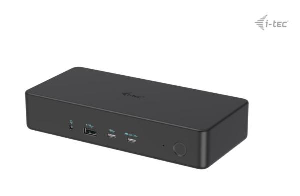 i-tec USB 3.0/ USB-C/ Thunderbolt 3 Professional Dual 4K Display Docking Station Gen2, PD 100W 