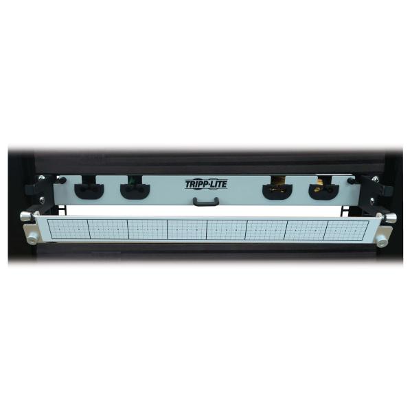 Tripplite Patch panel 1U, 6x (4x Duplex M/ M LC/ LC) 8F Trunk Cables, OS2 Singlemode, 10m 