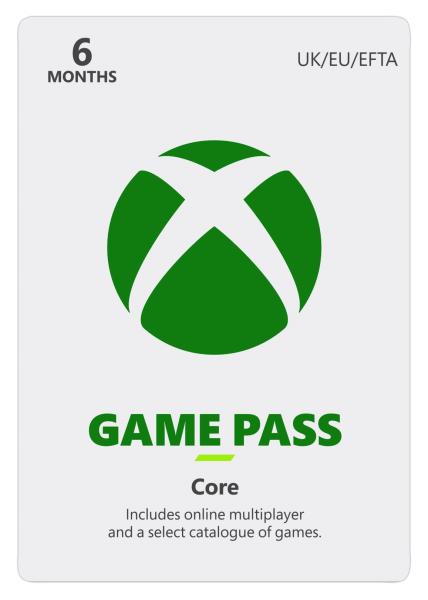 ESD XBOX - Game Pass Core - předplatné na 6 měsíců (EuroZone) 