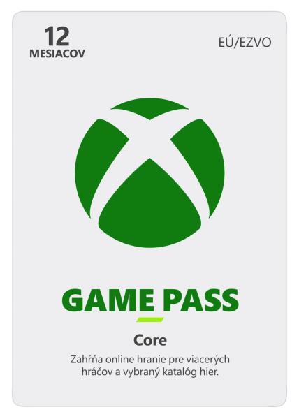 ESD XBOX - Game Pass Core - předplatné na 12 měsíců (EuroZone) 
